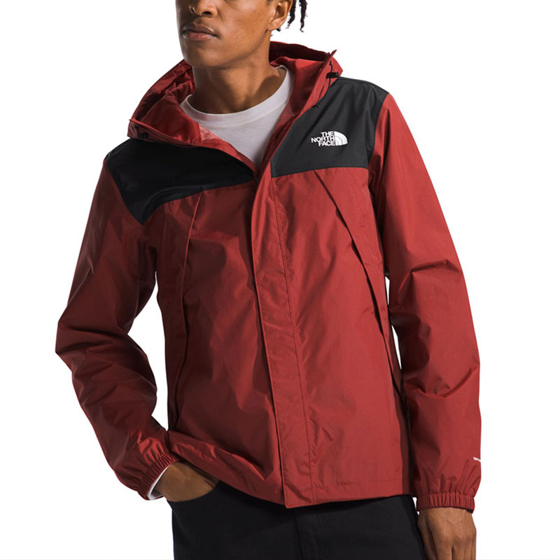 TNF Colorblock Waterproof Hooded Jacket Red NF0A7QEY-ROF 圖 4
