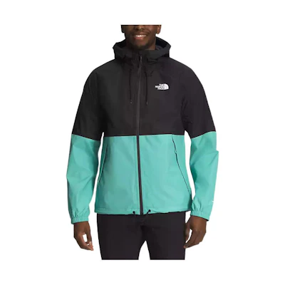 TNF Colorblock Waterproof Logo Print Zip-Up Hooded Jacket NF0A7QF3-856