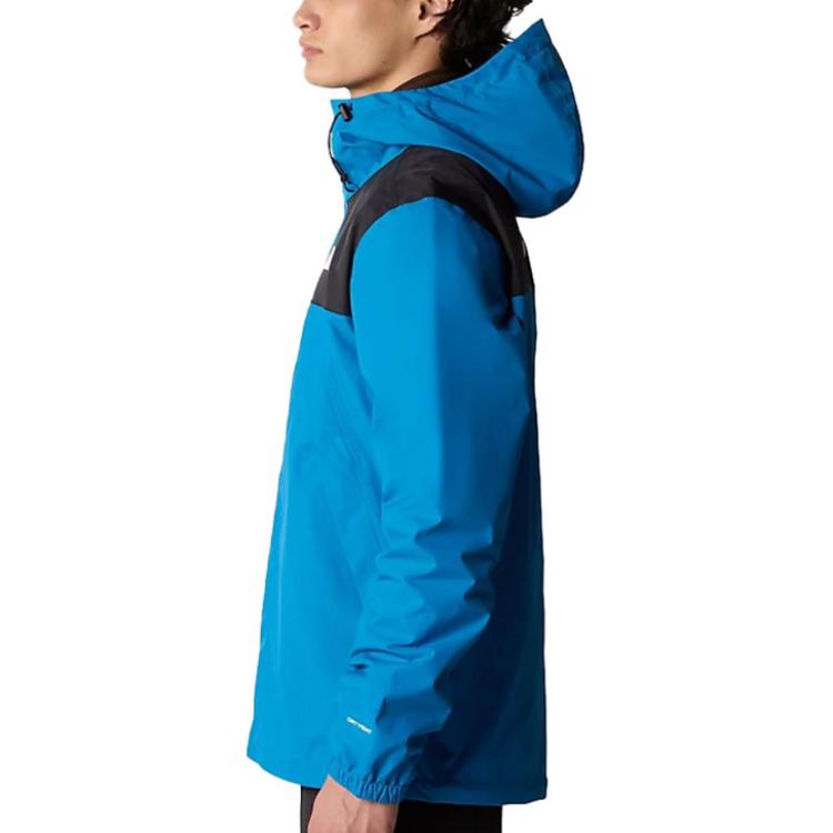 TNF Colorblock Waterproof Windbreaker Jacket Adriatic Blue NF0A7QEY-UID 圖 6