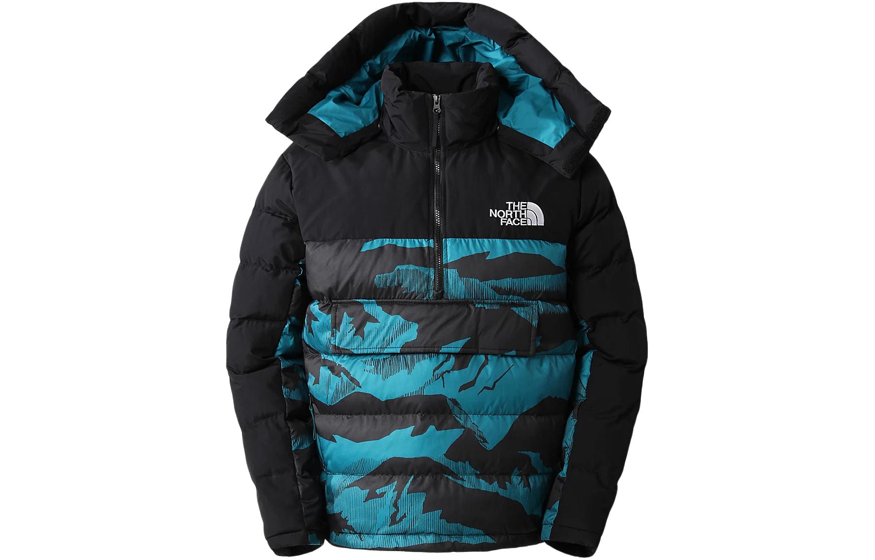 TNF Colorblock Windproof Insulated Jacket with Detachable Hood Blue NF0A7WZY-98X