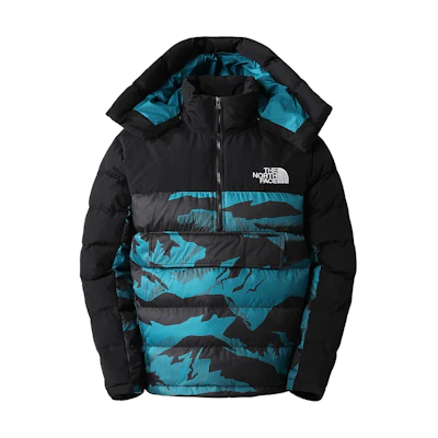 TNF Colorblock Windproof Insulated Jacket with Detachable Hood Blue NF0A7WZY-98X