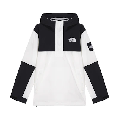 TNF Colorblock Windproof Pullover Jacket Unisex White NA3BN10J