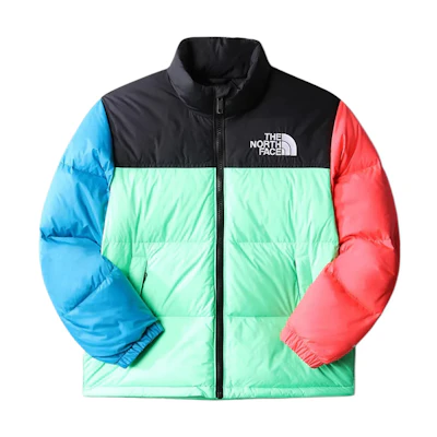 TNF Colorblock Zip-Up Down Jacket Unisex - Multicolor NF0A7WQO-8YK1