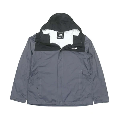 TNF Colorblock Zip-Up Hoodie Jacket - Gray NF0A5EH8-174