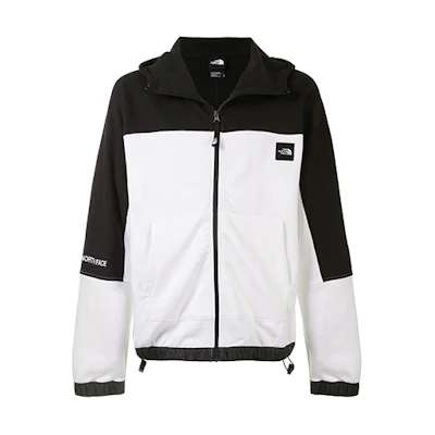 TNF Colorblock Zip-Up Hoodie Jacket - White NF0A4NHU-LA9
