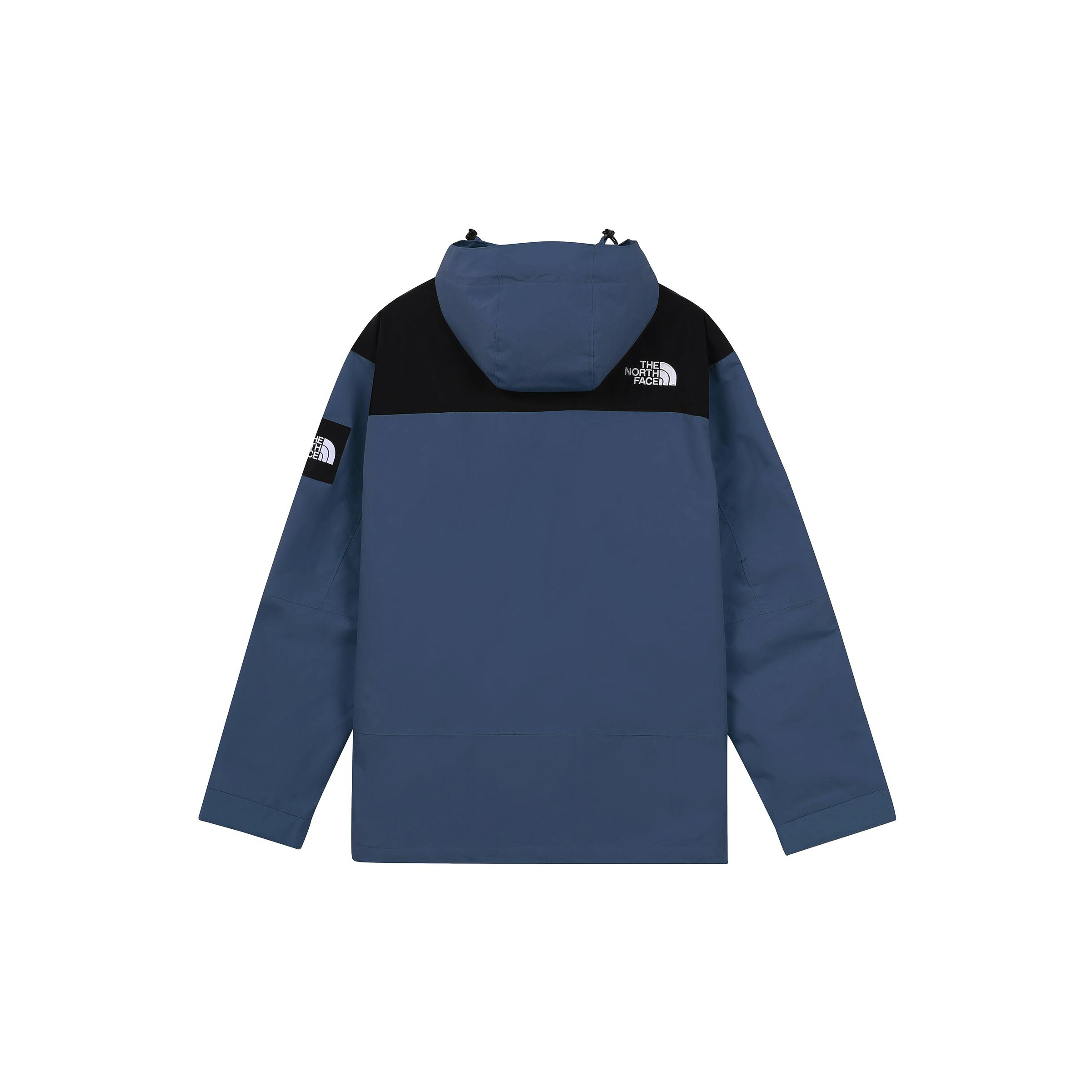 TNF Colorblock Zip-Up Hoodie Jacket Unisex Blue NI3BN52L 圖 3