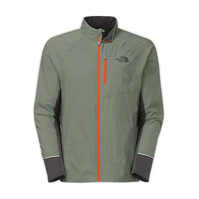 TNF Colorblock Zip-Up Jacket Green POIZON240806558