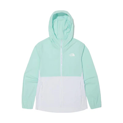 TNF Colorblock Zip Hoodie Jacket Green NJ5JN03L