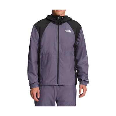 TNF Colorblock Zip Hoodie Jacket in Dark Purple NF0A5J5G-N14