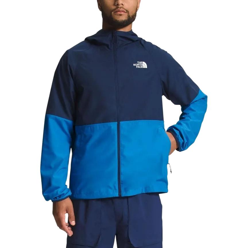 TNF Colorblock Zip Hoodie Jacket Men’s Blue NF0A7ZWS-TK5