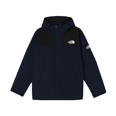 TNF Colorblock Zip Hoodie Jacket Unisex - Dark Blue NJ3BN61M