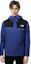 Shop The North Face Colorblock Zip Hoodie Jacket Unisex Royal Blue NI3BN51M