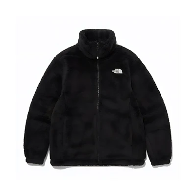 TNF Comfy Black Zip-Up Jacket Unisex Casual Solid Color NJ4FP65A