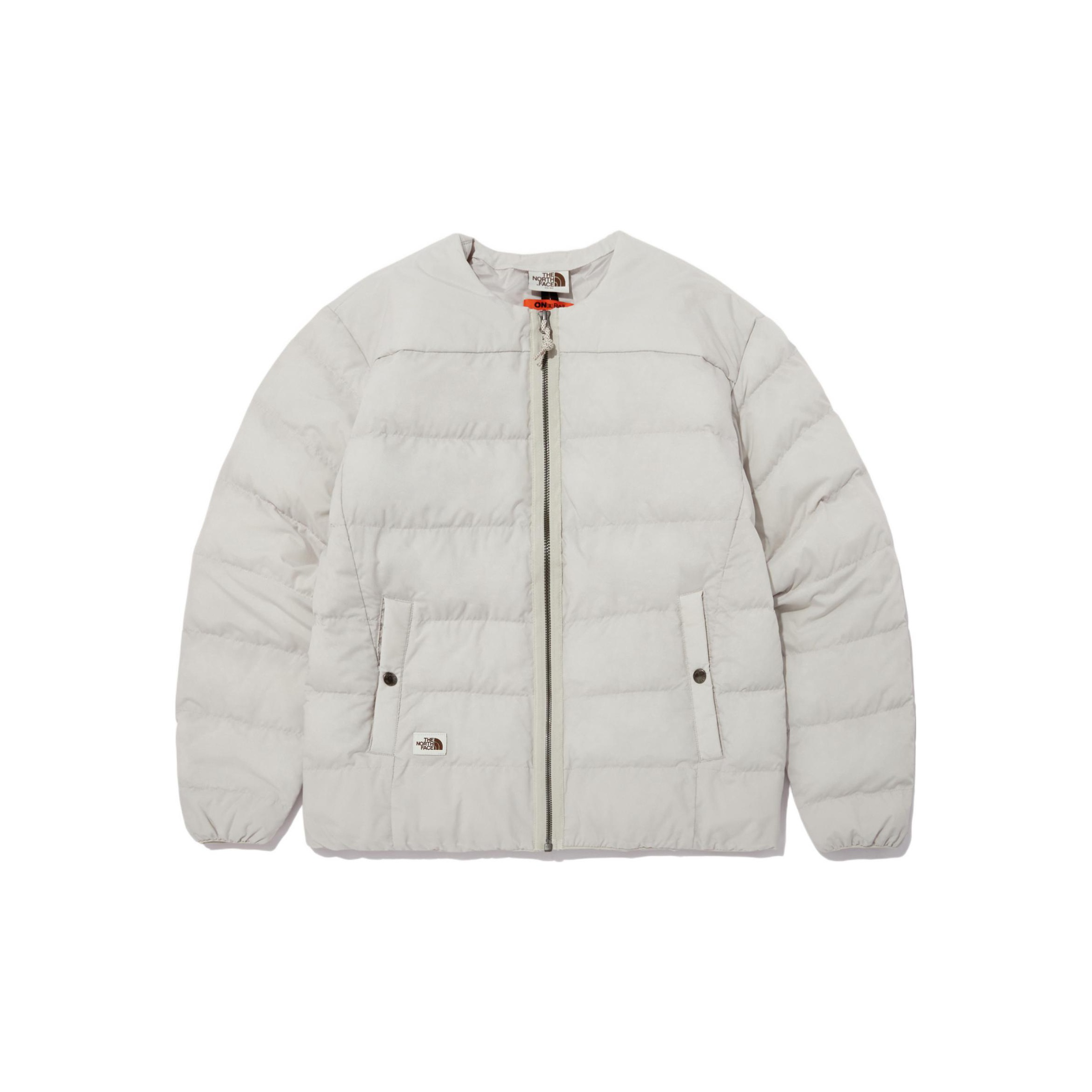 TNF Comfy On Ball Jacket Solid Color Logo Crewneck Zip Jacket NJ3NN56K