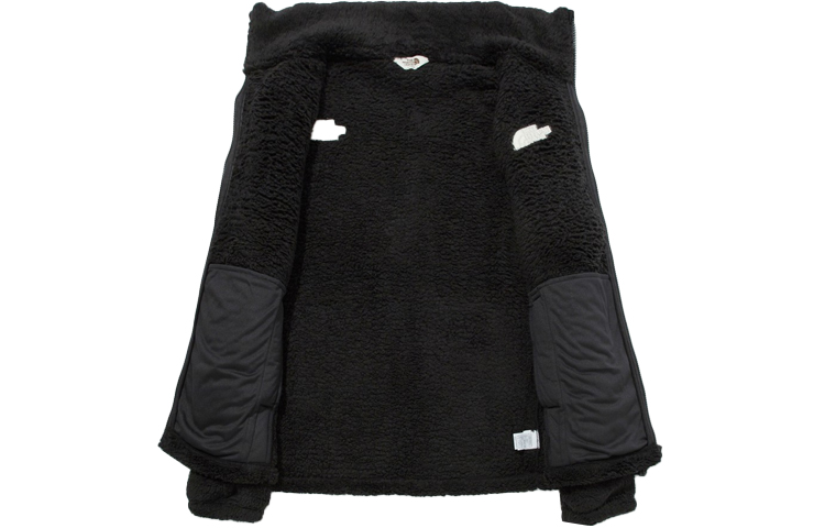 Shop The North Face Compy FW22 黑色抓絨外套 男女款 秋冬系列 NJ4FM55K