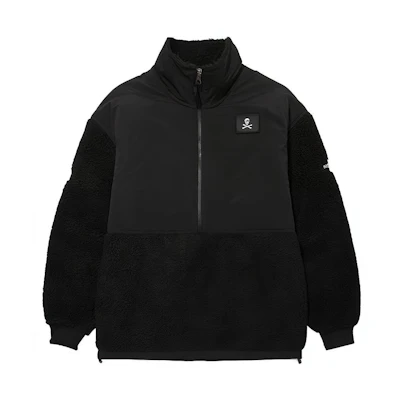 TNF Conrad's Flag Skull Logo Fleece Jacket Black NA4FM56A
