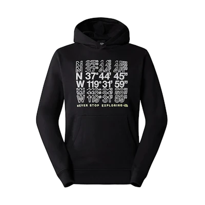 TNF Coordinates Hoodie Black Pullover NF0A87EA-JK3