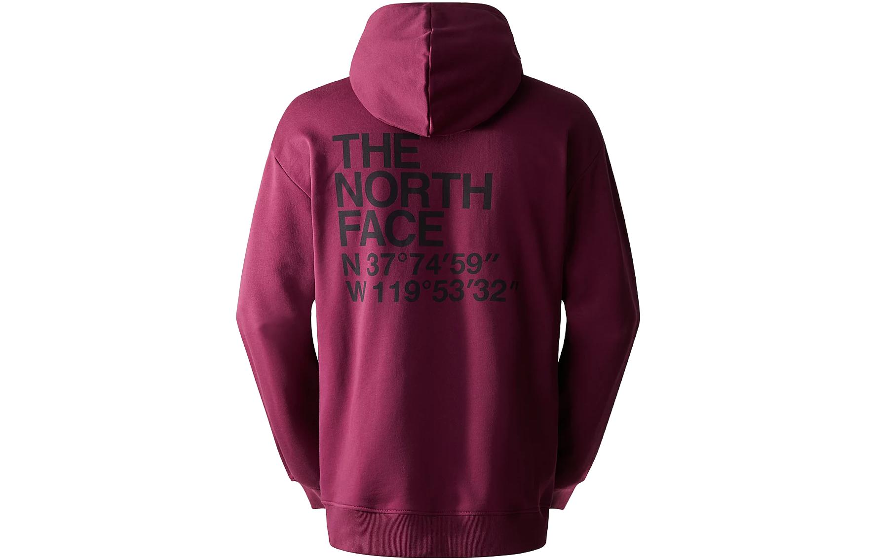 TNF Coordinates Hoodie Red Pullover Sweatshirt NF0A853Z-I0H