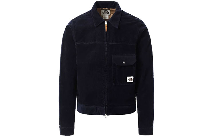TNF Corduroy Zip Jacket Navy Blue NF0A5A7G-10N