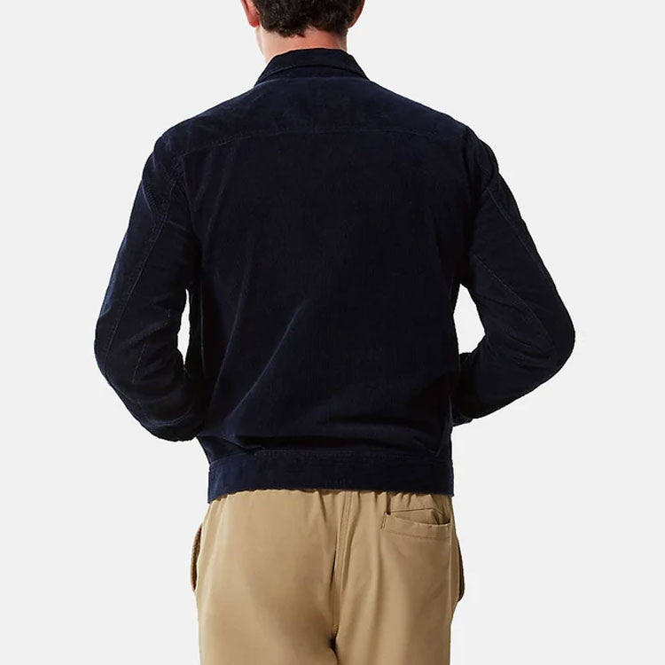 TNF Corduroy Zip Jacket Navy Blue NF0A5A7G-10N 圖 5