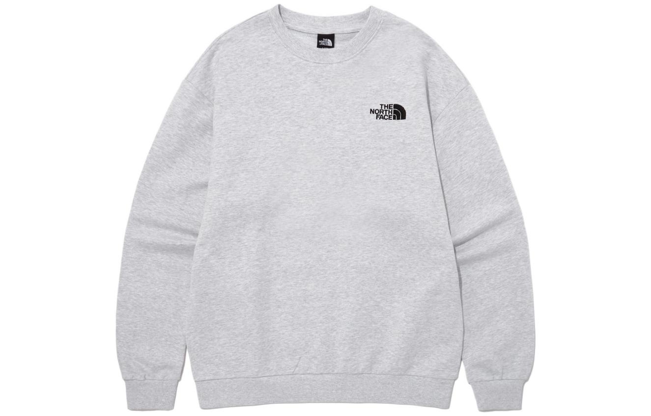 TNF Cotton Essential Logo Sweatshirt Light Grey Unisex Pullover NM5MP40B