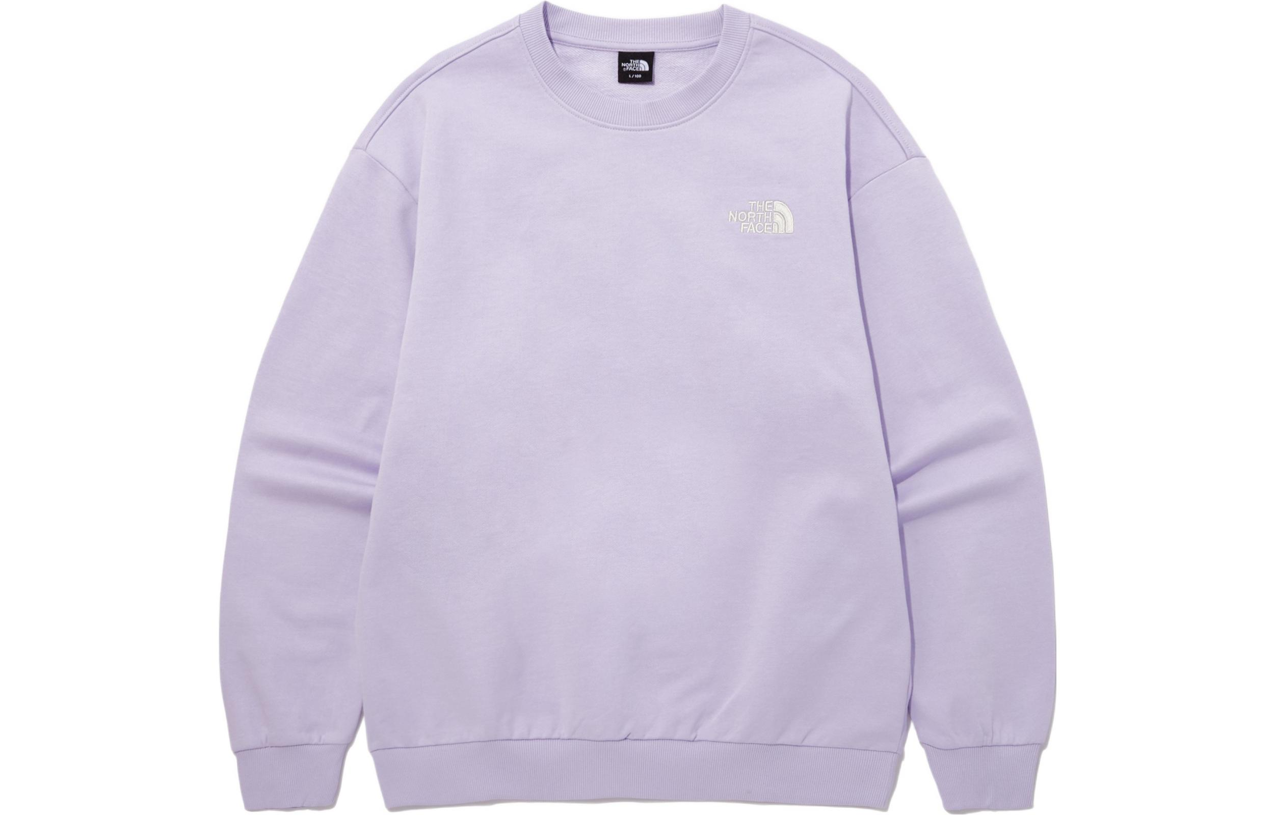 TNF Cotton Essential Purple Sweatshirt Unisex with Embroidered Logo NM5MP40E