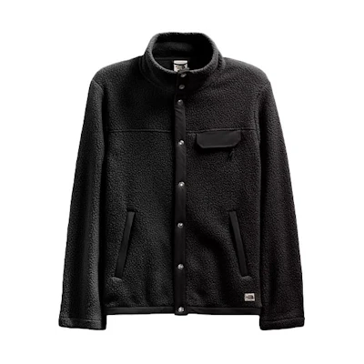 TNF Cragmont Fleece Jacket Black Warm Sherpa Stand Collar NF0A5A7A-KX7
