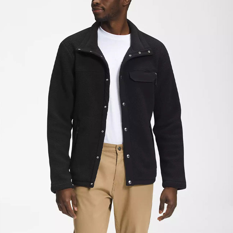 TNF Cragmont Fleece Jacket Black Warm Sherpa Stand Collar NF0A5A7A-KX7 圖 4