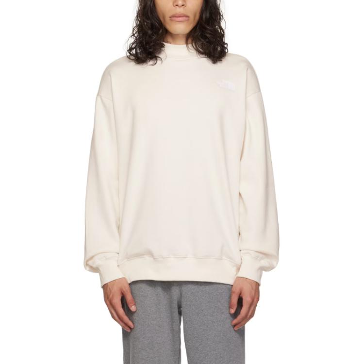 TNF Cream High Neck Oversized Long Sleeve Sweatshirt NF0A84GB-N3N
