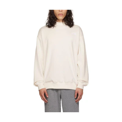 TNF Cream High Neck Oversized Long Sleeve Sweatshirt NF0A84GB-N3N