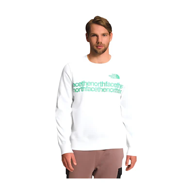 TNF Crewneck Knit Pullover Sweatshirt White NF0A7UO1-85H