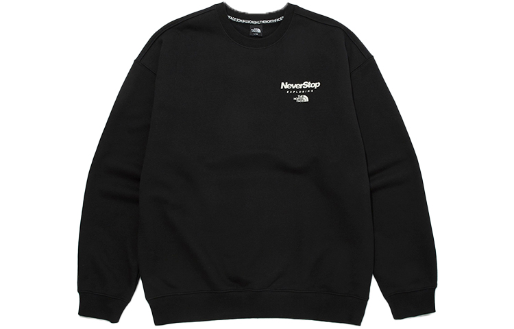 TNF Crewneck Logo Sweatshirt Black NM5MM51A