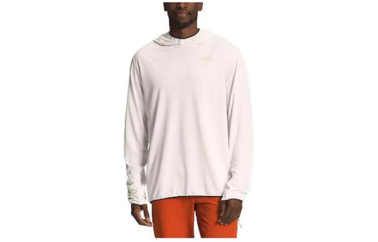 TNF Crewneck Long-Sleeve Hoodie Gardenia White NF0A5J7U-N3N
