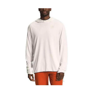 TNF Crewneck Long-Sleeve Hoodie Gardenia White NF0A5J7U-N3N