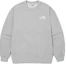 Order The North Face 日常Logo灰色圓領休閒長袖T恤 男女適用 NM5MN03K
