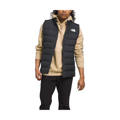 TNF Dark Gray Down Sleeveless Vest NF0A84IK-0C5