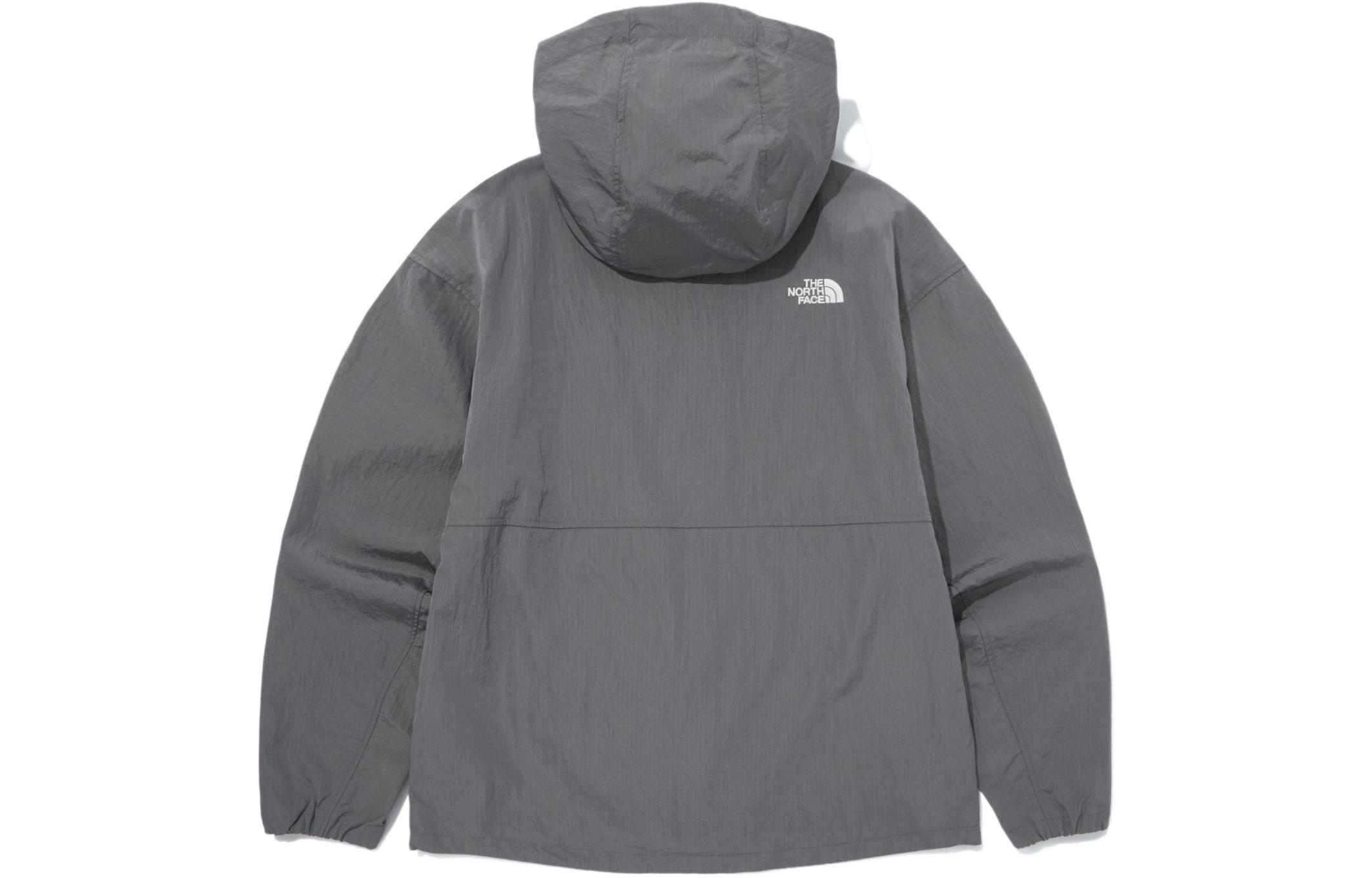 TNF Dark Grey Letter Print Zip Hoodie Jacket NJ3LQ03B 圖 3