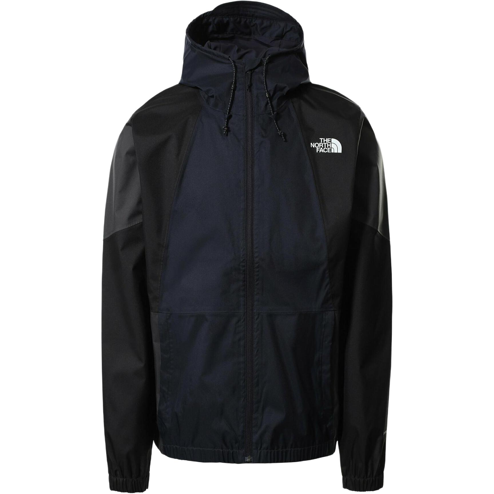 TNF Dark Sea Blue Logo Print Zip-Up Hoodie Jacket NF0A493E-RG1