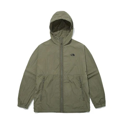 TNF Day Light GD Jacket Green Hoodie with Embroidered Logo NJ3BM01B