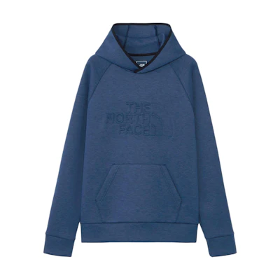 TNF Deep Blue Hoodie with Letter Print and Raglan Sleeves NT62382-SB