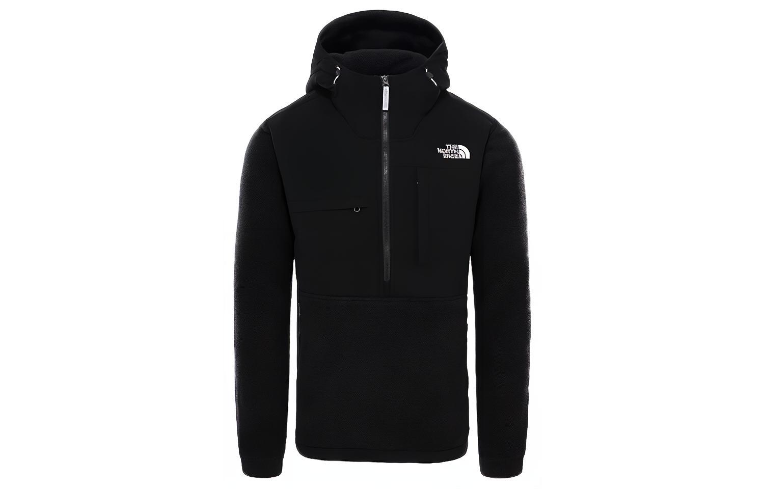 TNF Denali Anorak Half-Zip Hoodie Jacket Black 3XAV-JK3