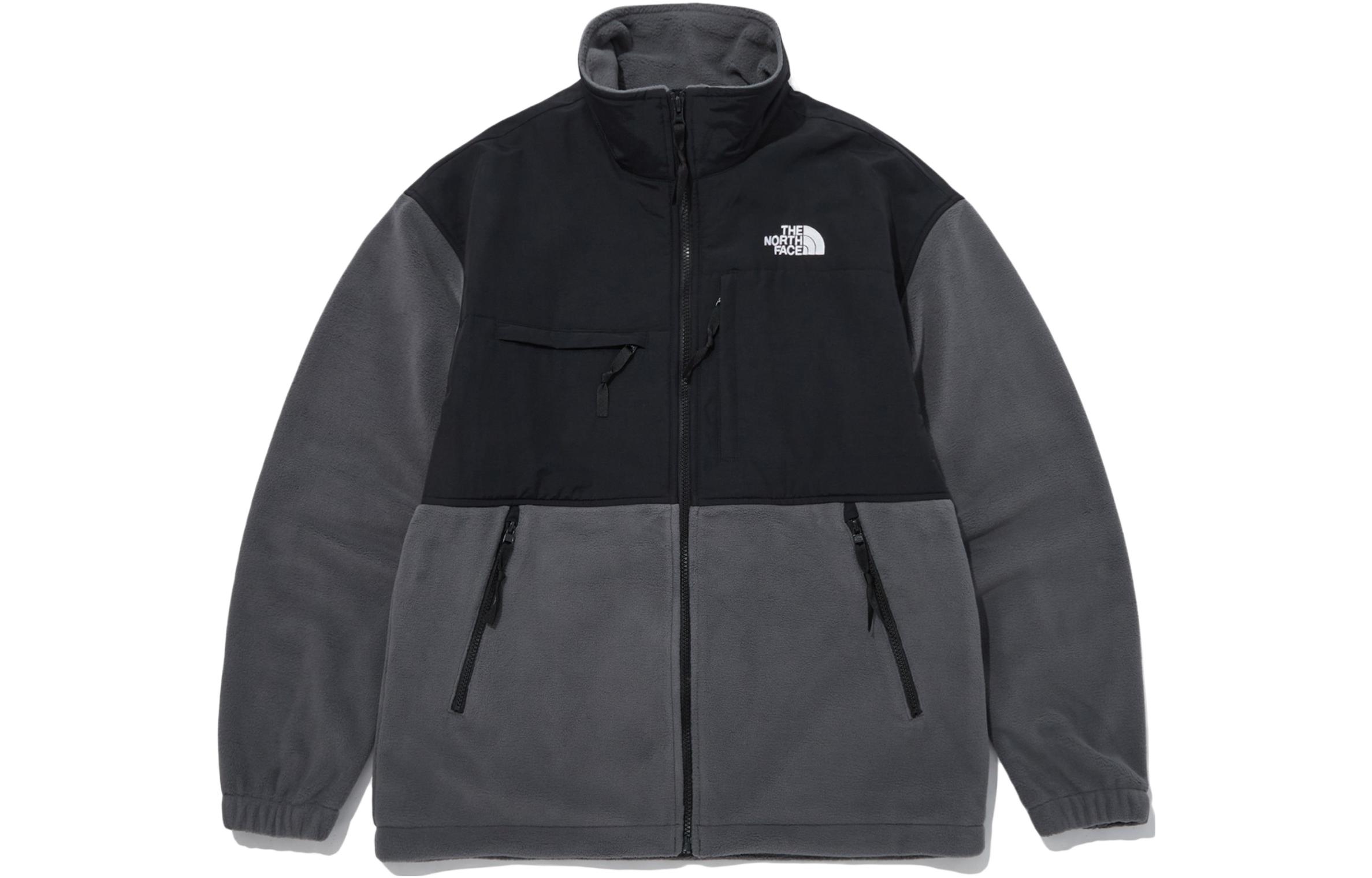 TNF Denali Colorblock Retro Sports Jacket Dark Grey NJ4FP55B