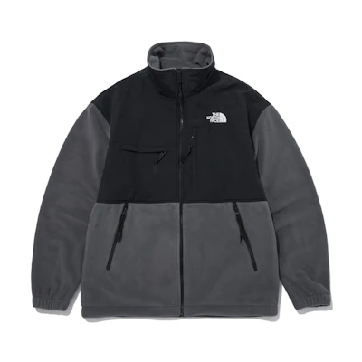 TNF Denali Colorblock Retro Sports Jacket Dark Grey NJ4FP55B