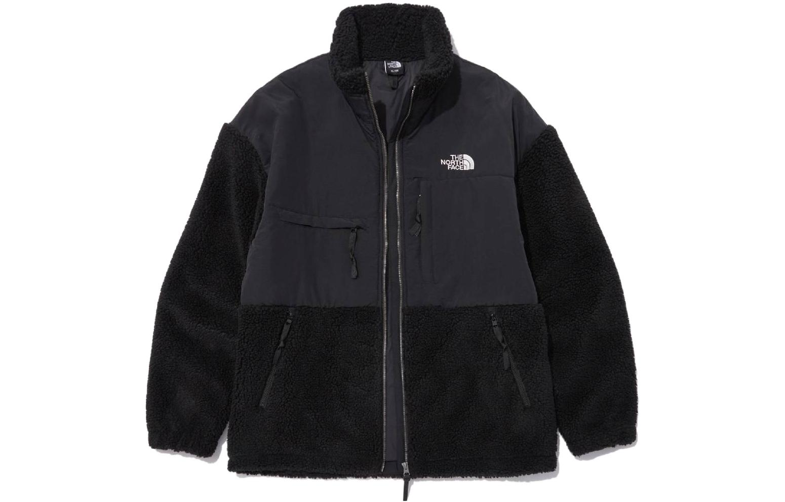 The North Face Denali Embroidered Logo Zip-Up Jacket Black Unisex NJ4FN54A