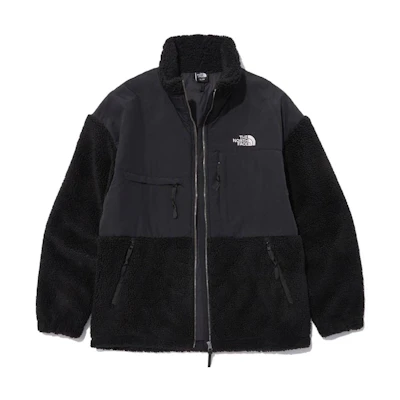TNF Denali Embroidered Logo Zip-Up Jacket Black Unisex NJ4FN54A