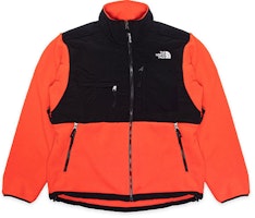 The North Face Denali Fleece Logo Jacket Orange Colorblock NF0A3XCD-R15 The North Face Denali Fleece Logo Jacket Orange Colorblock NF0A3XCD-R15