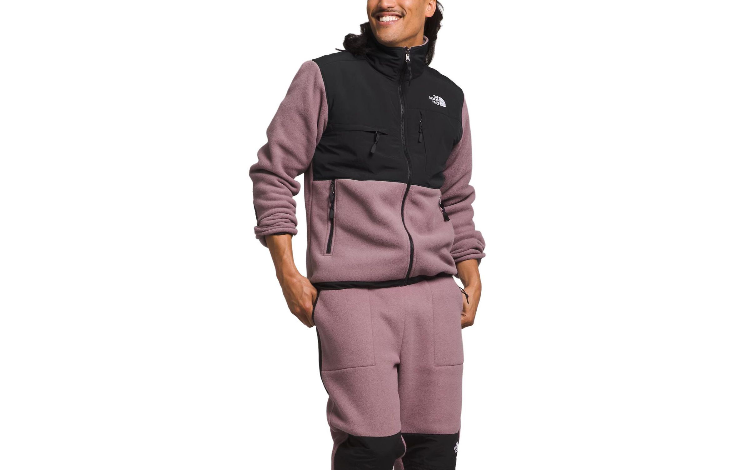 THE NORTH FACE Denali Jacket Retro Colorblock Full-Zip Purple  Jacket NF0A7UR2-KOY 圖 2
