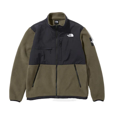 TNF Denali Logo Embroidered Zip Jacket Gray Brown NA72051-NT服装