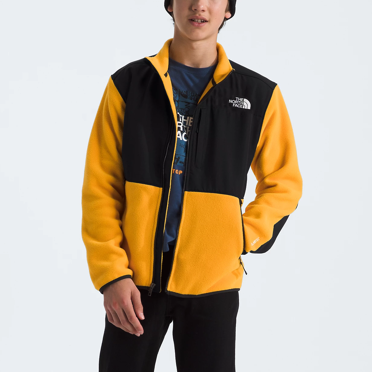 TNF Denali Loose Fit Jacket Gold and Blue Youth NF0A88V2-56P 圖 4