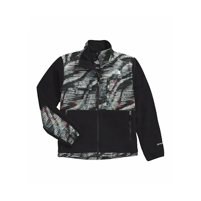 TNF Denali Retro Athletic Warm Fleece Jacket Black NF0A7UR2-SIR